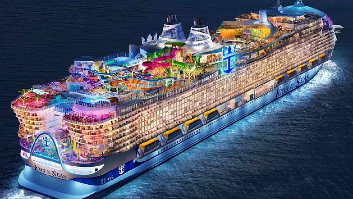 Icon of the Seas: టైటానిక్ కన్నా 5 రెట్లు పెద్దది..ప్రారంభానికి సిద్ధమైన అతిపెద్ద క్రూయిజ్ షిప్.. Icon of the Seas: టైటానిక్ కన్నా 5 రెట్లు పెద్దది..ప్రారంభానికి సిద్ధమైన అతిపెద్ద క్రూయిజ్ షిప్..