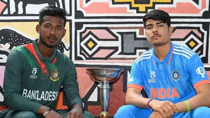 Ind vs Ban: అండర్-19 ప్రపంచకప్లో నేడు భారత్-బంగ్లాదేశ్ ఢీ.. Ind vs Ban: అండర్-19 ప్రపంచకప్లో నేడు భారత్-బంగ్లాదేశ్ ఢీ..