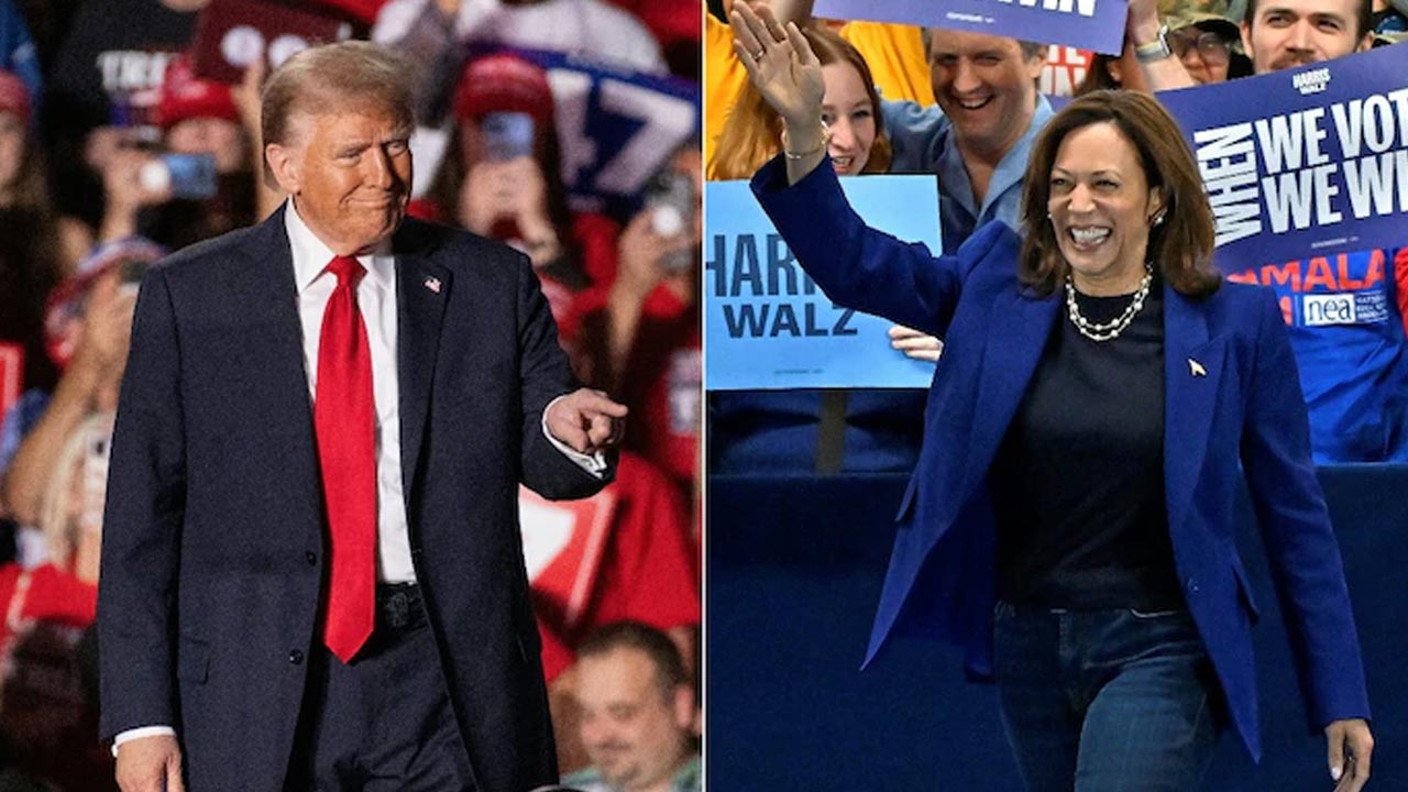 Donald Trump: 20 రాష్ట్రాల్లో ట్రంప్ ముందంజ.. 113 ఎలక్టోరల్ సీట్లు సాధించిన కమలా హరీస్ Donald Trump: 20 రాష్ట్రాల్లో ట్రంప్ ముందంజ.. 113 ఎలక్టోరల్ సీట్లు సాధించిన కమలా హరీస్