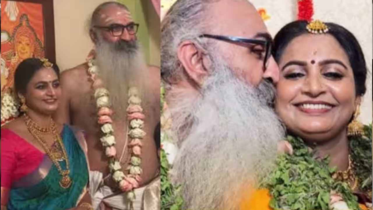 Divya Sridhar: 50 ఏళ్ల నటుడితో 40 ఏళ్ల నటి రెండో పెళ్లి Divya Sridhar: 50 ఏళ్ల నటుడితో 40 ఏళ్ల నటి రెండో పెళ్లి