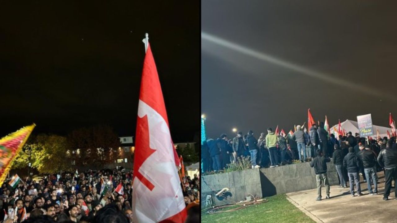 Solidarity Rally In Canada: హిందూ దేవాలయంపై దాడులకు వ్యతిరేకంగా సంఘీభావ ర్యాలీ చేపట్టిన హిందువులు Solidarity Rally In Canada: హిందూ దేవాలయంపై దాడులకు వ్యతిరేకంగా సంఘీభావ ర్యాలీ చేపట్టిన హిందువులు