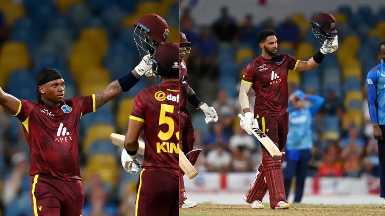 WI vs England: సెంచరీలతో చెలరేగిన బ్రాండన్ కింగ్, కార్టి.. సిరీస్ను కైవసం చేసుకున్న వెస్టిండీస్ WI vs England: సెంచరీలతో చెలరేగిన బ్రాండన్ కింగ్, కార్టి.. సిరీస్ను కైవసం చేసుకున్న వెస్టిండీస్