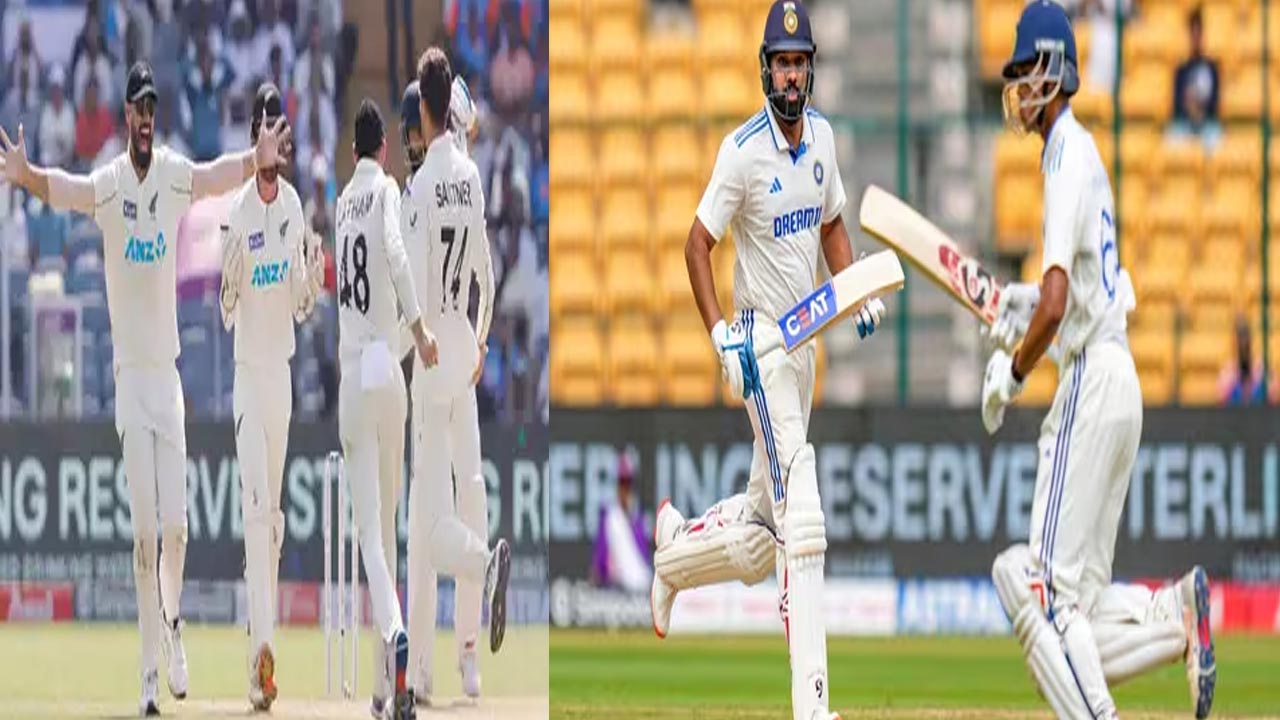 IND vs NZ: టీమిండియాకు వైట్వాష్ తప్పాలంటే.. రెండోరోజు ఆటే కీలకం! IND vs NZ: టీమిండియాకు వైట్వాష్ తప్పాలంటే.. రెండోరోజు ఆటే కీలకం!