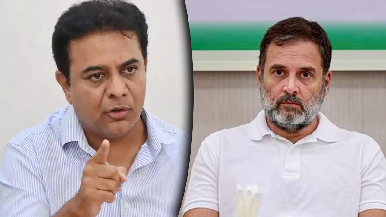 KTR Open Letter: ఎందుకు మౌనంగా ఉన్నారు?.. రాహుల్ గాంధీకి కేటీఆర్ బహిరంగ లేఖ.. KTR Open Letter: ఎందుకు మౌనంగా ఉన్నారు?.. రాహుల్ గాంధీకి కేటీఆర్ బహిరంగ లేఖ..