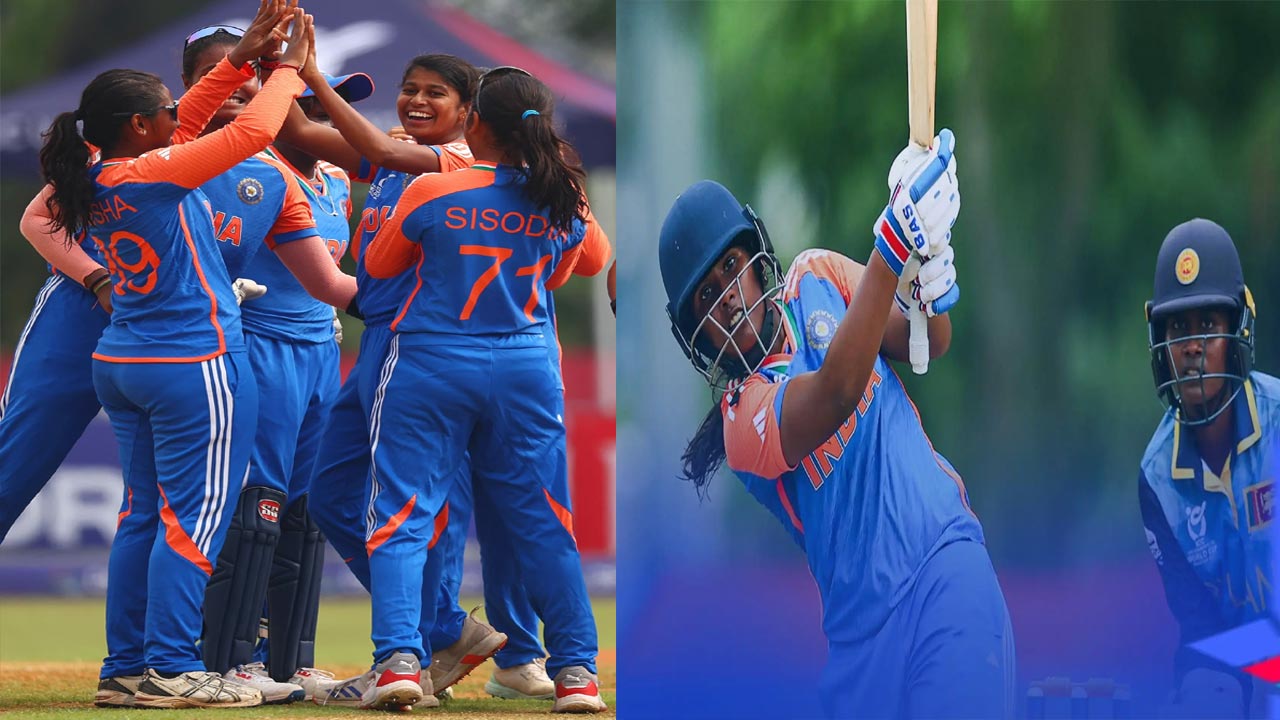 ICC Women U-19: శ్రీలంకపై భారత్ విక్టరీ.. సూపర్ సిక్స్లోకి ఎంట్రీ ICC Women U-19: శ్రీలంకపై భారత్ విక్టరీ.. సూపర్ సిక్స్లోకి ఎంట్రీ