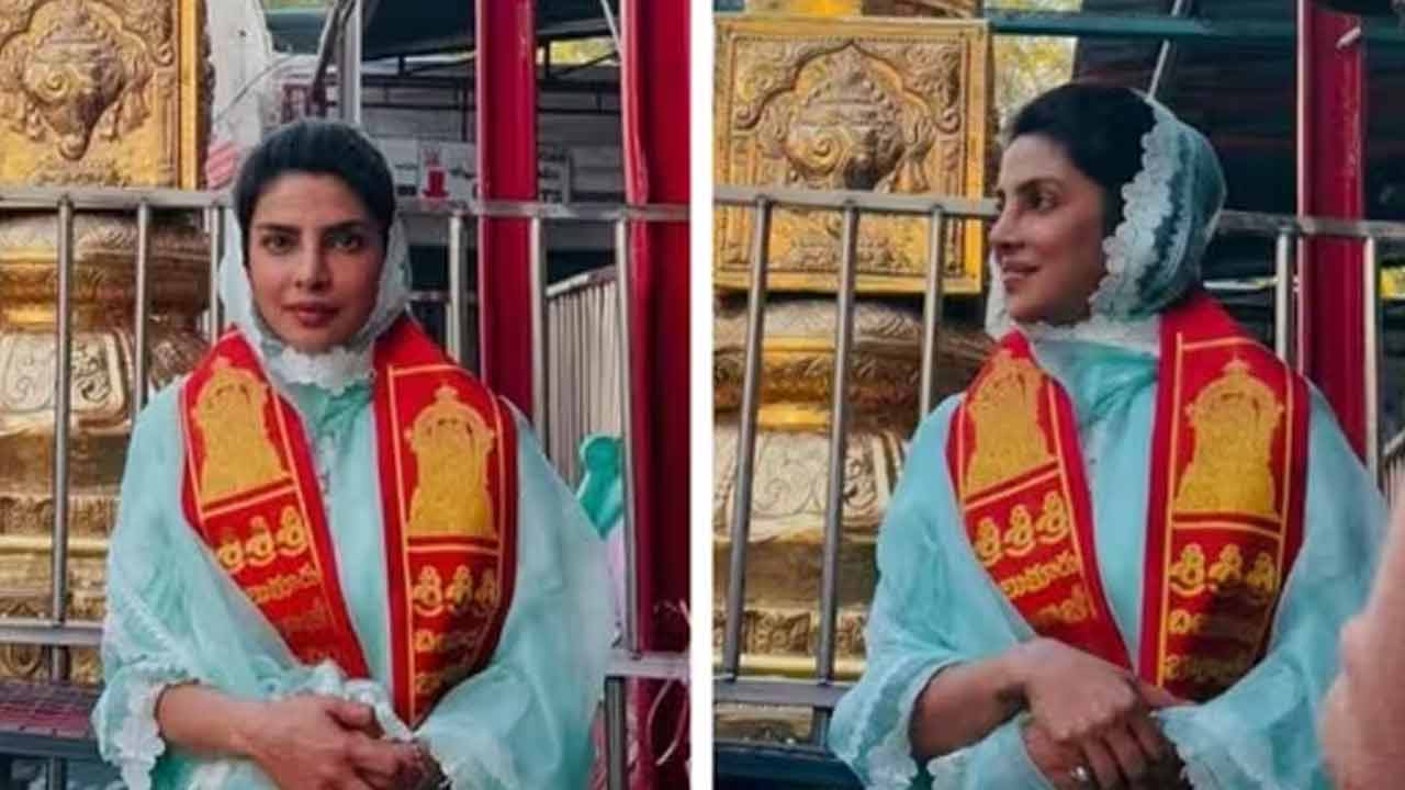 Priyanka Chopra: చిలుకూరి బాలాజీ గుడిలో ప్రియాంక చోప్రా Priyanka Chopra: చిలుకూరి బాలాజీ గుడిలో ప్రియాంక చోప్రా