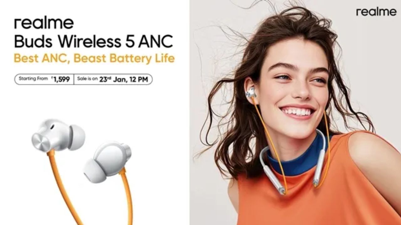 Realme Buds Wireless 5 ANC: సరసమైన ధరలో అదిరిపోయే ఫీచర్స్తో వచ్చేసిన రియల్మి నెక్బ్యాండ్ Realme Buds Wireless 5 ANC: సరసమైన ధరలో అదిరిపోయే ఫీచర్స్తో వచ్చేసిన రియల్మి నెక్బ్యాండ్