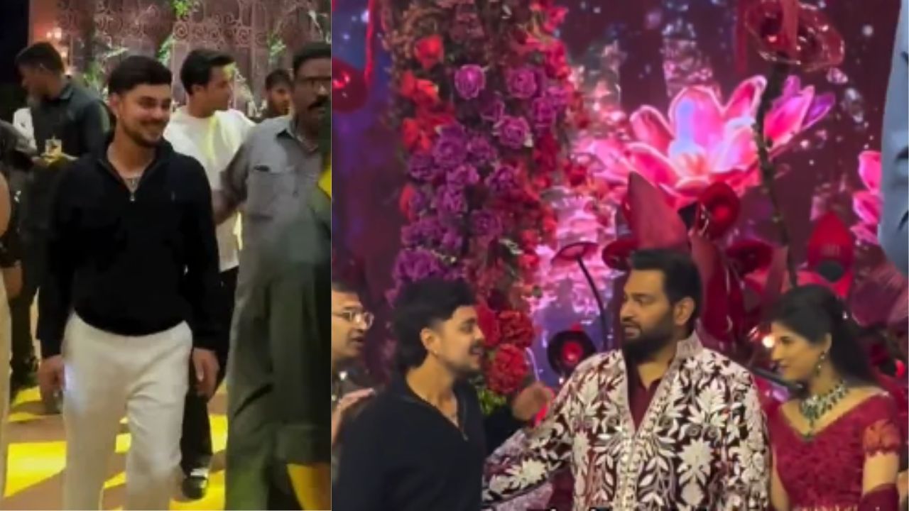 SRH Players: బీఆర్ఎస్ ఎమ్మెల్యే కూతురు రిసెప్షన్కు ఎస్ఆర్హెచ్ స్టార్ ఆటగాళ్లు.. వీడియో వైరల్! SRH Players: బీఆర్ఎస్ ఎమ్మెల్యే కూతురు రిసెప్షన్కు ఎస్ఆర్హెచ్ స్టార్ ఆటగాళ్లు.. వీడియో వైరల్!