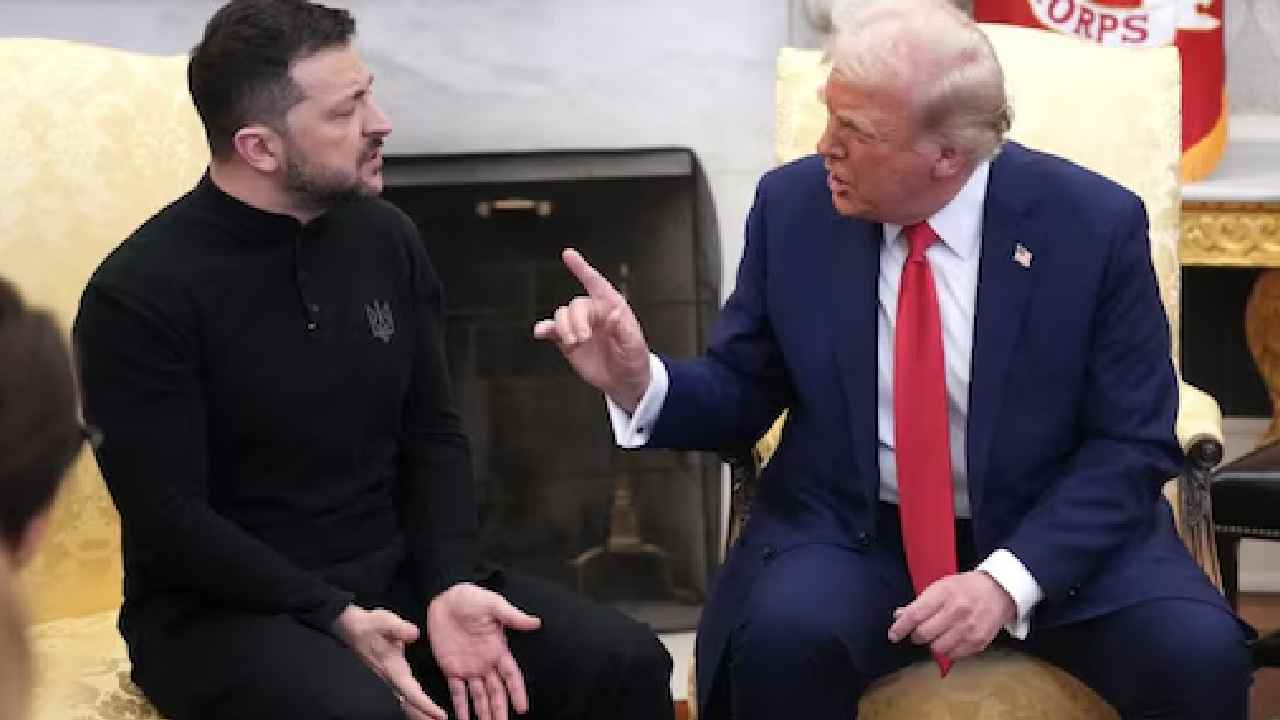 Trump Zelensky: ట్రంప్, జెలెన్ స్కీ మధ్య వాగ్వాదం.. వైట్హౌజ్ సమావేశంలో రచ్చ.. Trump Zelensky: ట్రంప్, జెలెన్ స్కీ మధ్య వాగ్వాదం.. వైట్హౌజ్ సమావేశంలో రచ్చ..
