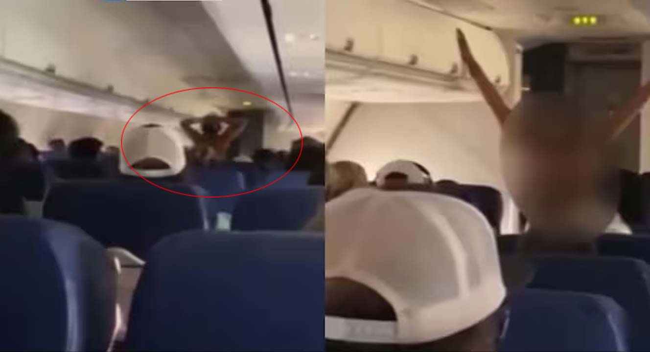 US Flight: విమానంలో మహిళ వికృత చర్యలు.. బట్టలు విప్పి పరుగులు US Flight: విమానంలో మహిళ వికృత చర్యలు.. బట్టలు విప్పి పరుగులు