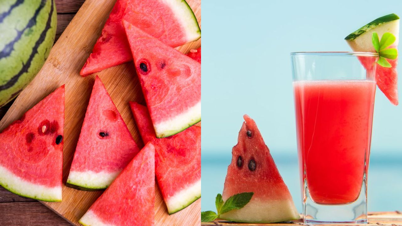 Watermelon: పుచ్చకాయను డైరెక్ట్ గా తినడం మంచిదా లేక జ్యూస్ చేసుకొని తాగడం మంచిదా? Watermelon: పుచ్చకాయను డైరెక్ట్ గా తినడం మంచిదా లేక జ్యూస్ చేసుకొని తాగడం మంచిదా?
