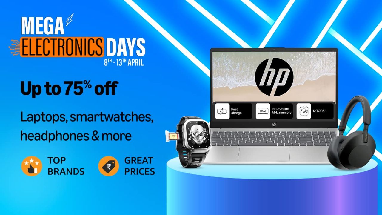 Amazon Mega Electronics Days: 75% వరకు భారీ డిస్కౌంట్.. మొదలైన అమెజాన్ మెగా ఎలక్ట్రానిక్స్ డేస్ Amazon Mega Electronics Days: 75% వరకు భారీ డిస్కౌంట్.. మొదలైన అమెజాన్ మెగా ఎలక్ట్రానిక్స్ డేస్
