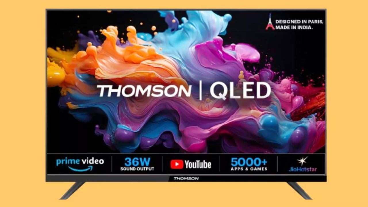 Thomson QLED TV: ప్రపంచంలోనే మొట్టమొదటి 24-అంగుళాల QLED స్మార్ట్ టీవీ విడుదల.. ధర కేవలం రూ. 6,799 Thomson QLED TV: ప్రపంచంలోనే మొట్టమొదటి 24-అంగుళాల QLED స్మార్ట్ టీవీ విడుదల.. ధర కేవలం రూ. 6,799