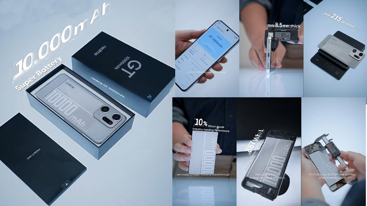 Realme: గేమ్ ఛేంజర్.. 10,000mAh బ్యాటరీ, 100W ఛార్జింగ్ సపోర్ట్ కొత్త కాన్సెప్ట్ ఫోన్ కు శ్రీకారం చుట్టిన రియల్మీ..! Realme: గేమ్ ఛేంజర్.. 10,000mAh బ్యాటరీ, 100W ఛార్జింగ్ సపోర్ట్ కొత్త కాన్సెప్ట్ ఫోన్ కు శ్రీకారం చుట్టిన రియల్మీ..!
