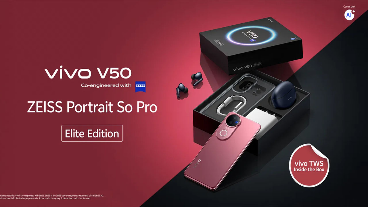 Vivo V50 Elite Edition: రూ.1899 విలువ చేసే ఇయర్బడ్స్ ఉచితంగా అందిస్తూ భారత్ లో వివో V50 ఎలైట్ ఎడిషన్ విడుదల..! Vivo V50 Elite Edition: రూ.1899 విలువ చేసే ఇయర్బడ్స్ ఉచితంగా అందిస్తూ భారత్ లో వివో V50 ఎలైట్ ఎడిషన్ విడుదల..!