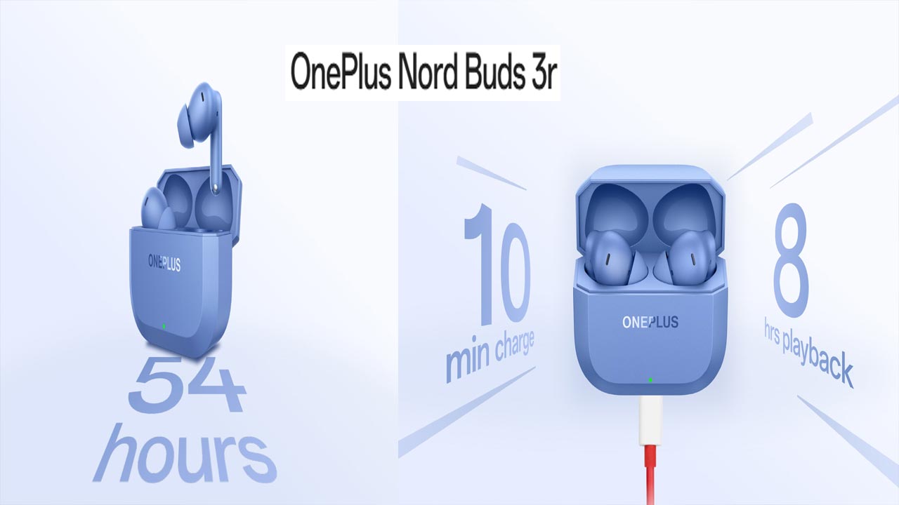 54 గంటల బ్యాటరీ లైఫ్, AI ఫీచర్లతో OnePlus Nord Buds 3r లాంచ్! 54 గంటల బ్యాటరీ లైఫ్, AI ఫీచర్లతో OnePlus Nord Buds 3r లాంచ్!