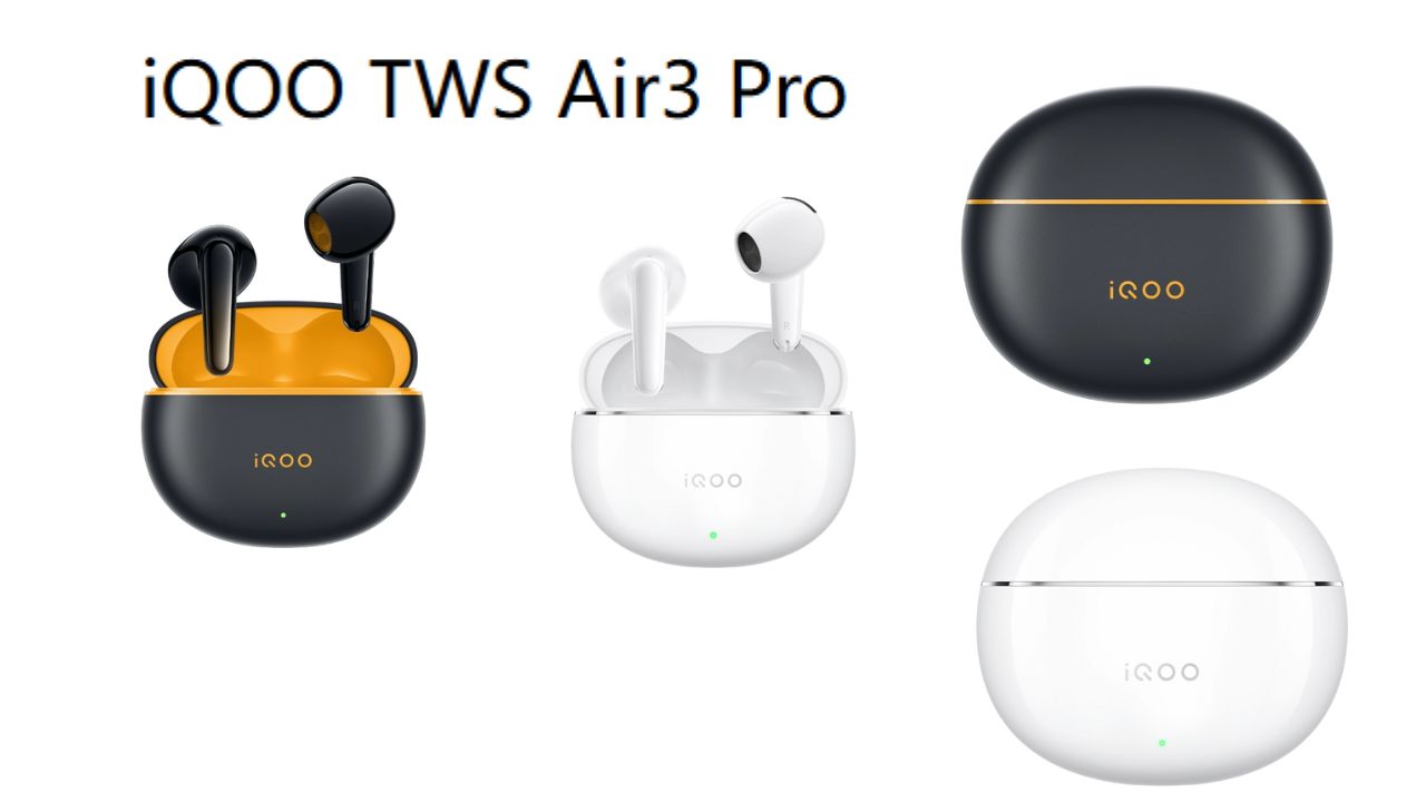 iQOO TWS Air 3 Pro: 50dB ANC, DeepX 3.0 స్టీరియో సౌండ్లతో TWS ఎయిర్ పాడ్స్ లాంచ్! iQOO TWS Air 3 Pro: 50dB ANC, DeepX 3.0 స్టీరియో సౌండ్లతో TWS ఎయిర్ పాడ్స్ లాంచ్!
